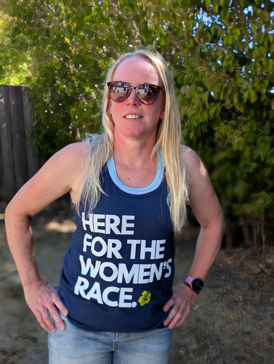 Here For The Women's Race Tank Top
